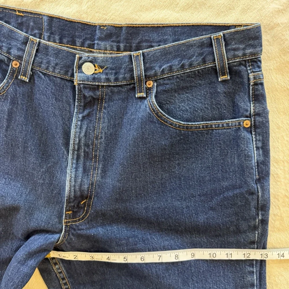 Vintage Levis 550 Jeans Mens 36x30 Blue Denim Relaxed Fit Tapered Made USA 90s